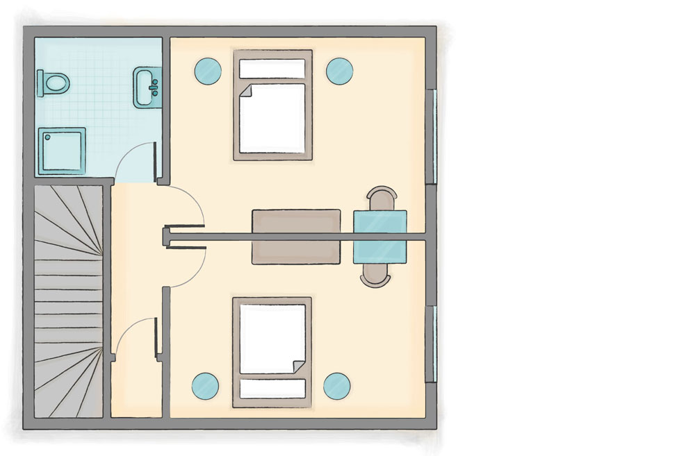 Euro-Suite_2_OG Grundriss